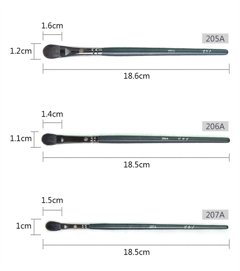 P Series Eye Blending Brush | Squirrel & Goat Hair #205A–207A Eye Blending Brush QXL