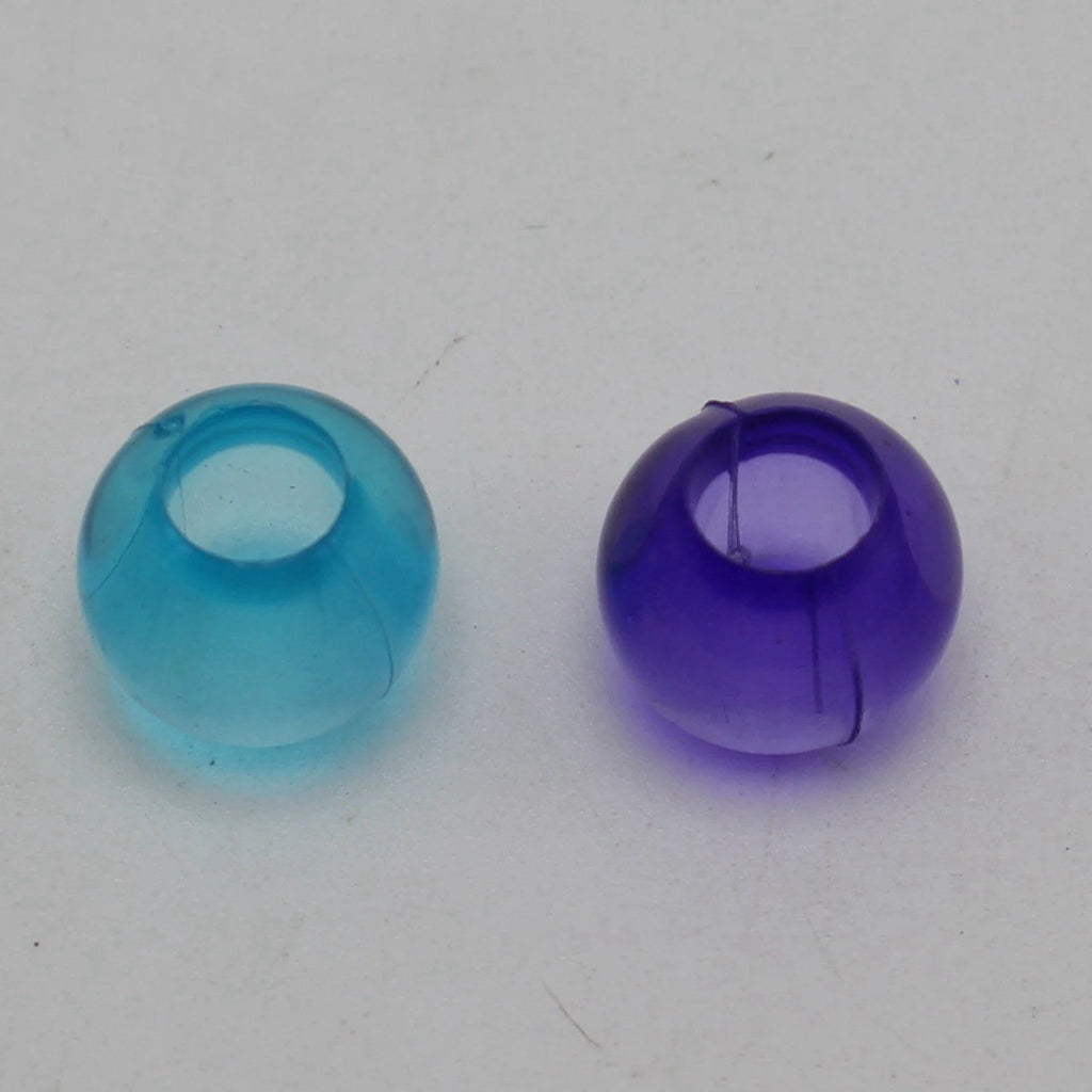 Transparent Acrylic Pony Beads 8mm & 10mm | Kids DIY Craft Craft Beads QXL