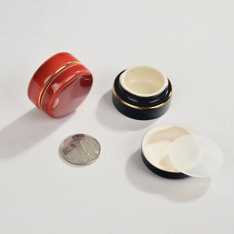 7ml Vintage Ceramic Cosmetic Jar | Cream, Lip Balm & Eyeshadow Pot Ceramic Cosmetic Jar QXL