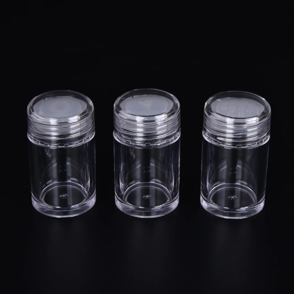 10ml Refillable Nail Glitter Powder Jar with Sifter Lid Nail Powder Jar QXL