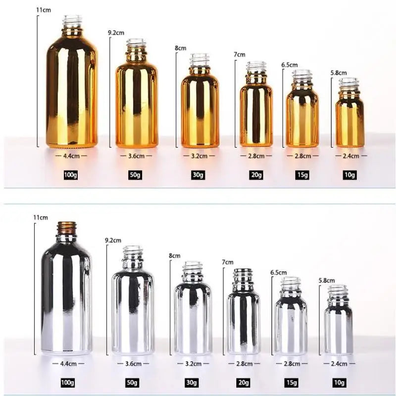Refillable Perfume Spray Bottle 10ml–100ml | Gold & Silver Perfume Spray Bottle QXL