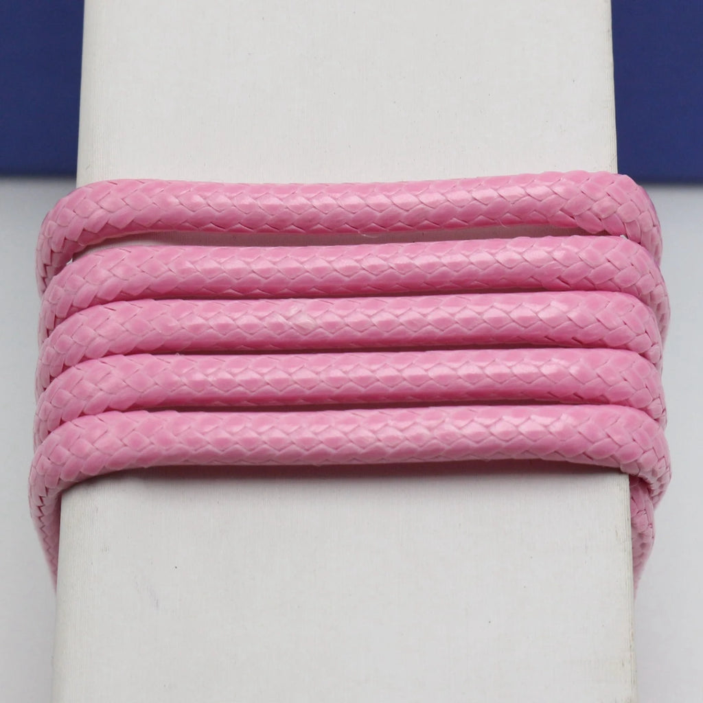 3mm Korean Waxed Cord 5.5 Yards | Bracelet & Necklace String Waxed Craft Cord QXL Pink