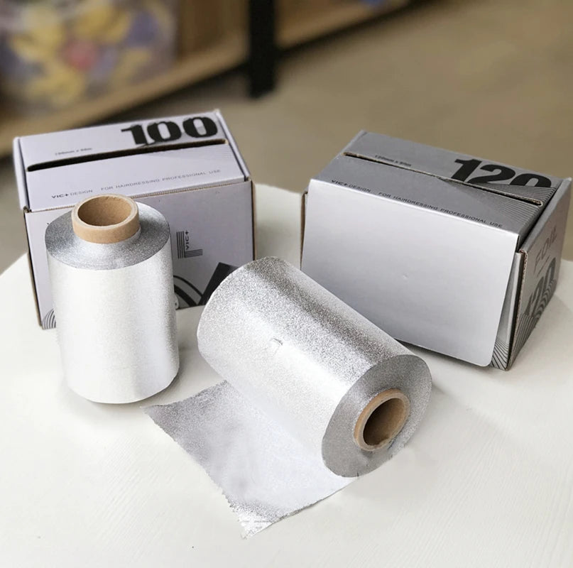 50m×12cm Embossed Aluminum Foil Roll for Hair Highlighting Hair Colouring Foil QXL