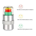 4-Pack Tire Pressure Gauge Cap Sensors | 2.0–2.4 Bar EAFC Tire Pressure Indicator QXL 2.2 30psi