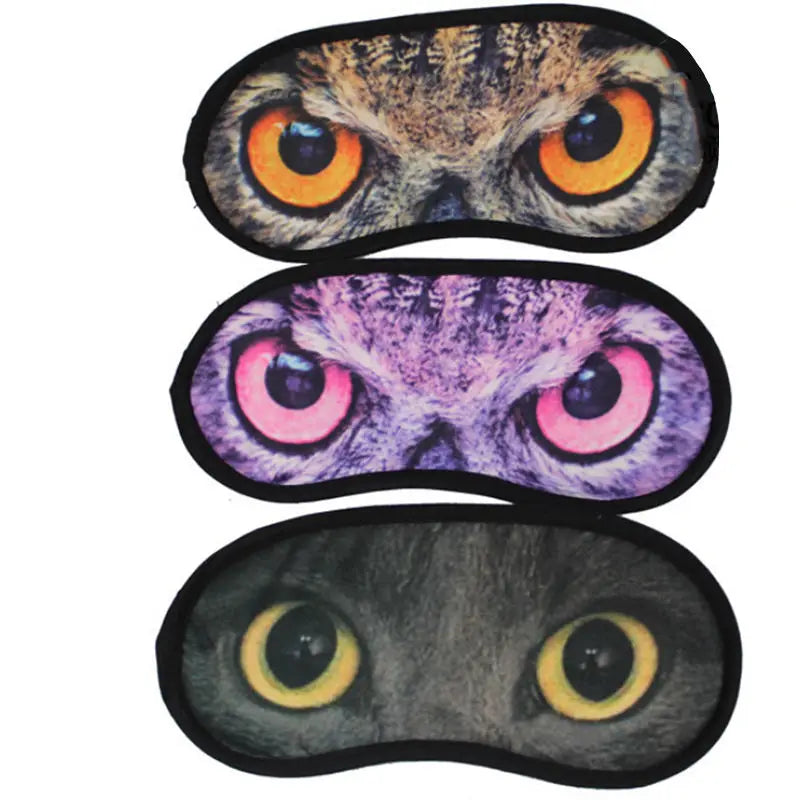 Satin Galaxy 3D Sleep Eye Mask – Travel & Kids Eye Cover Sleep Eye Mask QXL Random 1pc