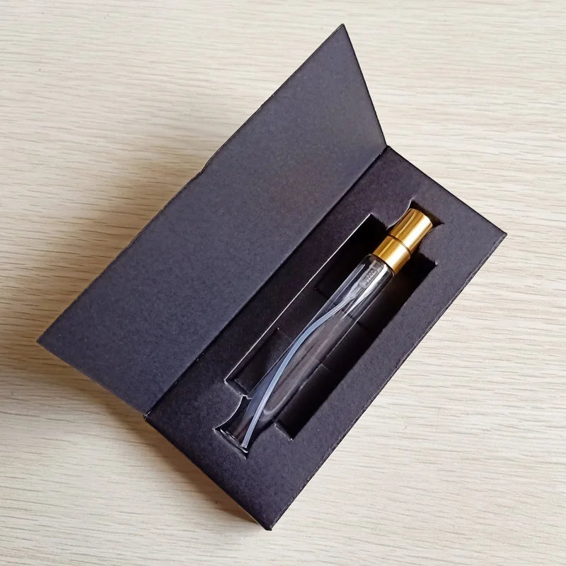 10-Pack 10ml Refillable Glass Perfume Spray Bottles & Gift Boxes Perfume Atomizer Set QXL