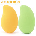Mango Shape Makeup Sponge | Foundation & Concealer Blender Makeup Sponge QXL Mix Color 10Pcs