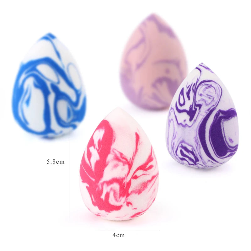 Marbling Water-Drop Makeup Sponge | Foundation Concealer Puff Makeup Sponge Puff QXL