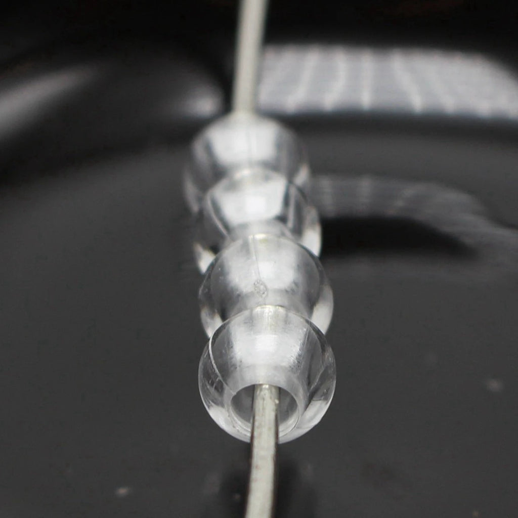 Transparent Acrylic Pony Beads 8mm & 10mm | Kids DIY Craft Craft Beads QXL