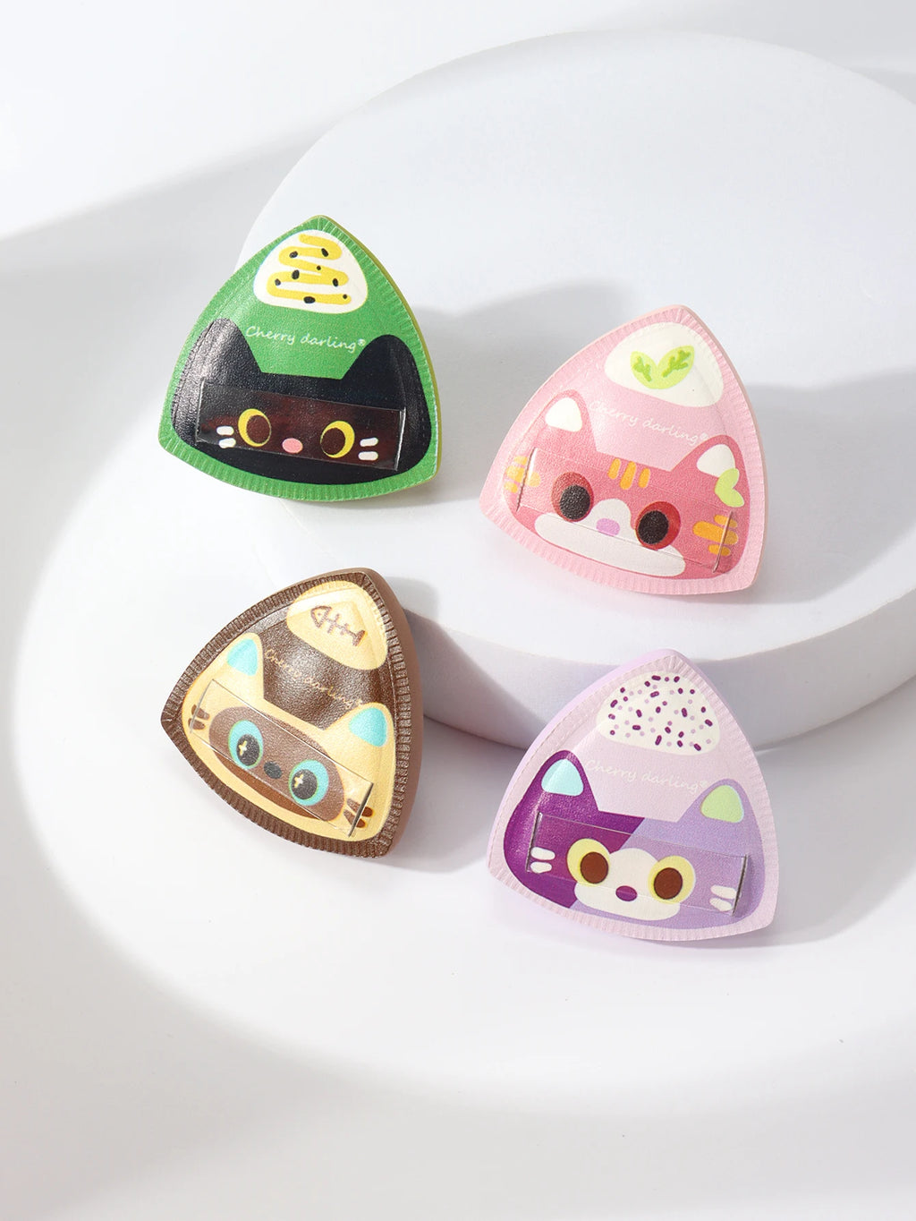 Latex-Free Rice Ball Cat Makeup Sponge Puff | 2/4/6 Pack Makeup Sponge Puff QXL