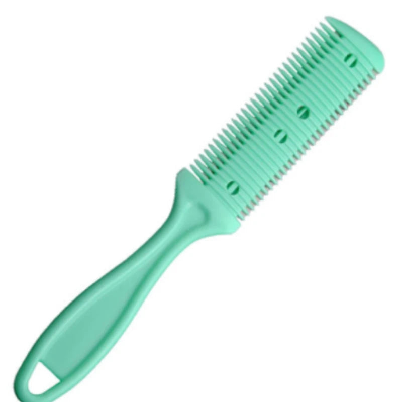 Razor Comb for Hair Thinning & Cutting | Black Handle Tool Hair Thinning Razor Comb QXL
