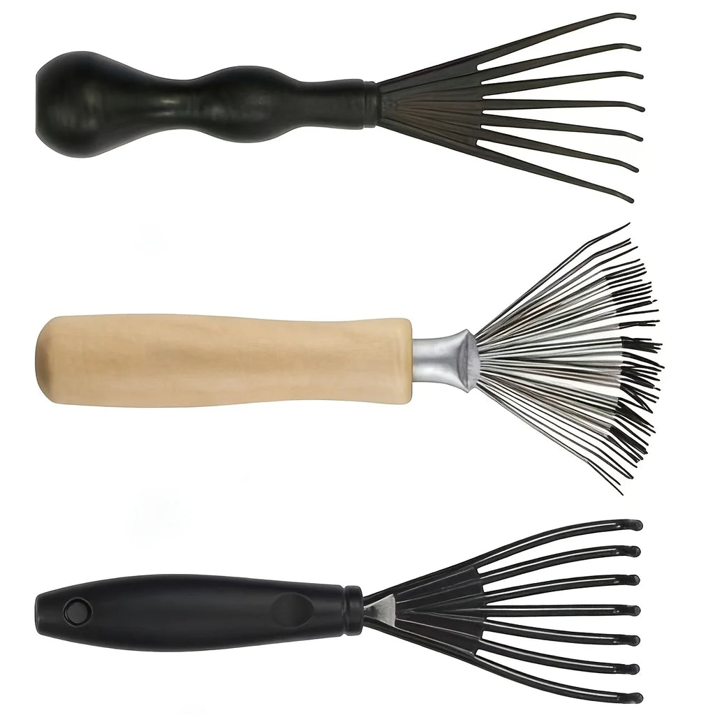 Air-Cushion Comb Cleaner | Hair Remover Tool for Brushes Comb Cleaning Tool QXL 3pcs