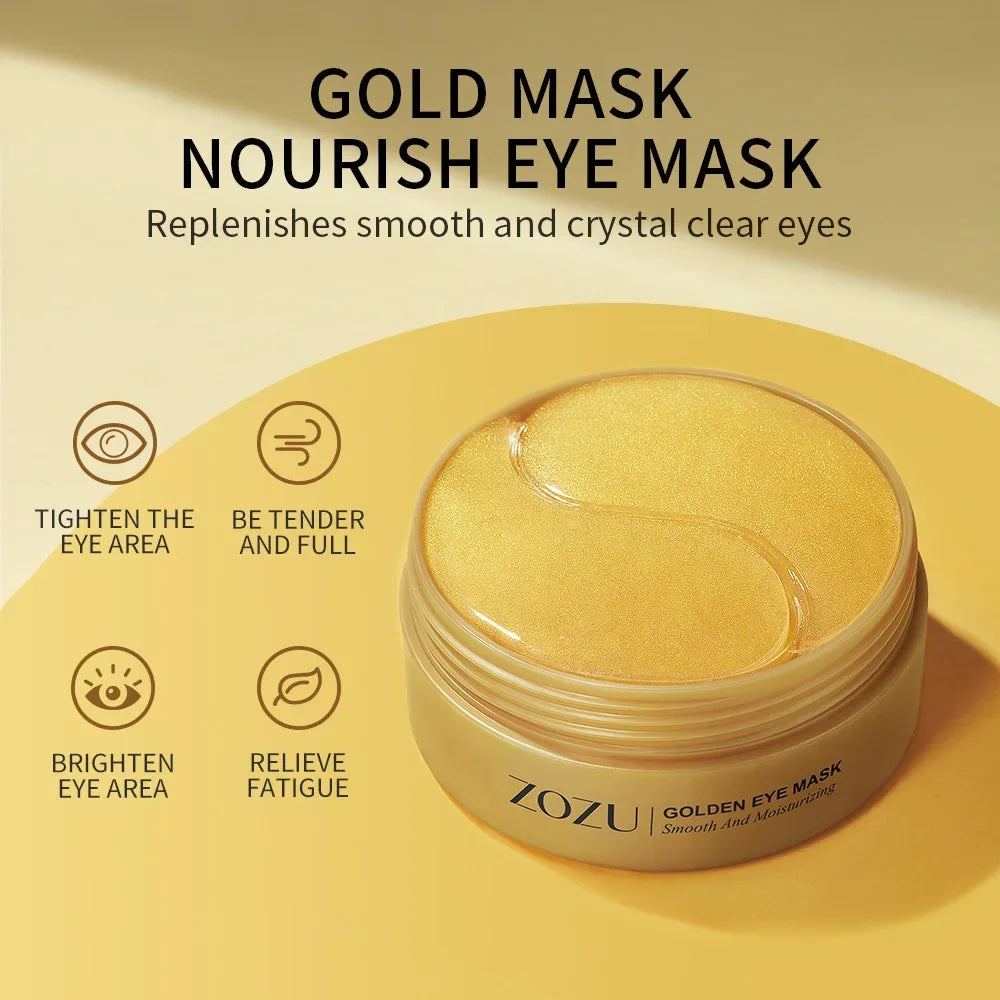 Avocado Collagen Under Eye Patches – Hydrating Gold Mask Hydrogel Eye Mask QXL