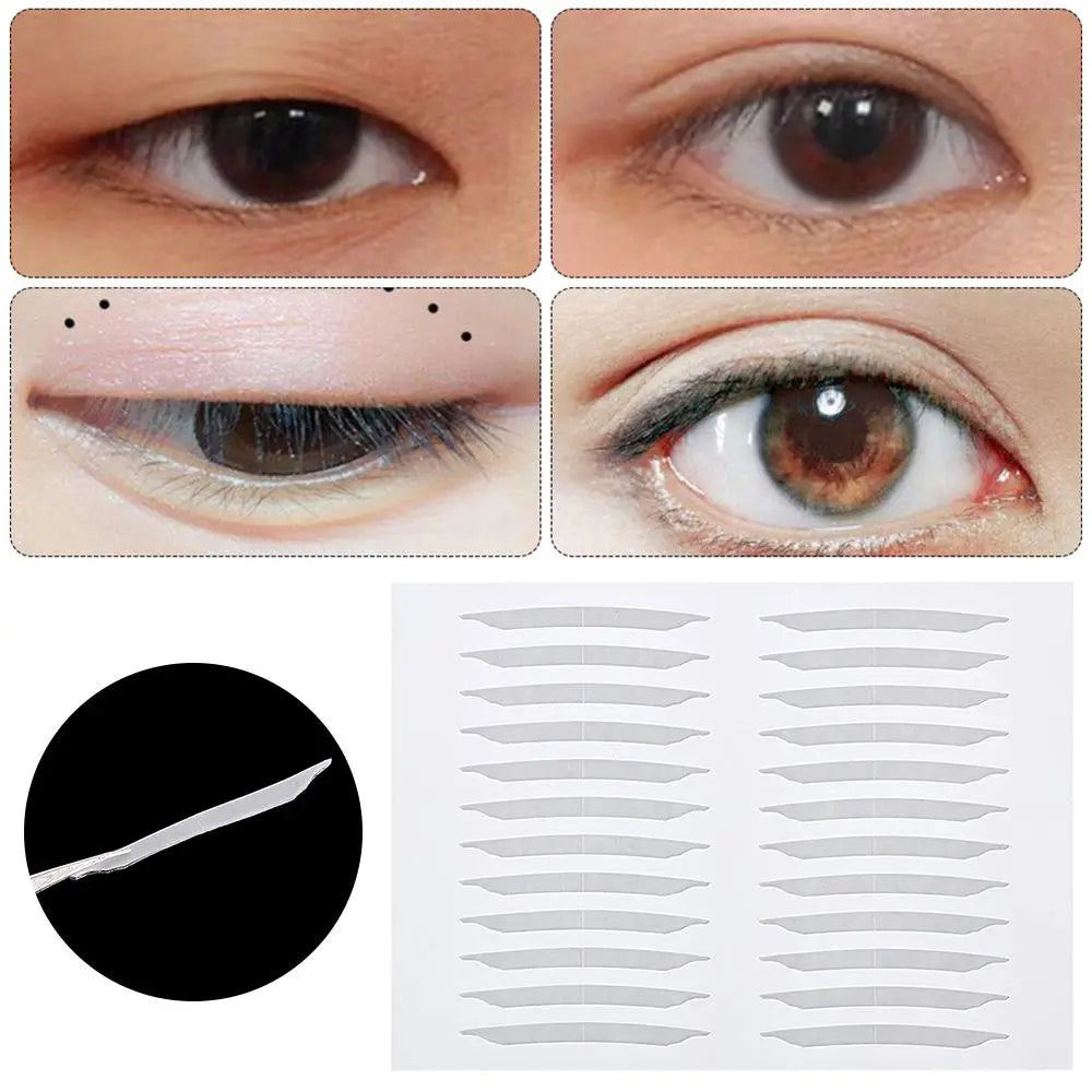 240-Pair Invisible Double Eyelid Tape Stickers | Makeup Tool Eyelid Tape Stickers QXL