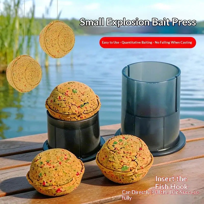 Carp Boilie Bait Ball Maker | Easy Bait Press Tool 1 or 2 Pack Fishing Bait Tool QXL