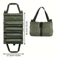 Heavy-Duty Roll-Up Tool Bag | Oxford Fabric Organizer Roll-Up Tool Bag QXL green-1ps