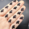 20-Pc Halloween Nail Charms – Bat & Spider Resin Flatback Gems Nail Art Charms QXL 20pcs