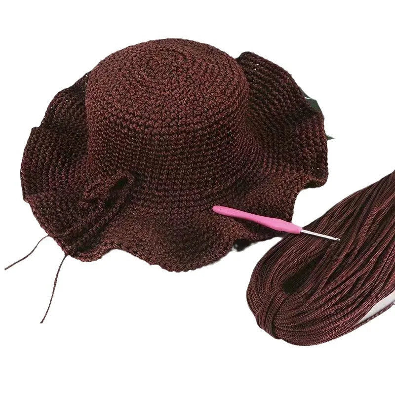 Ice Silk Acrylic Yarn 220g | Crochet Bags, Hats & DIY Crafts Crochet Craft Yarn QXL