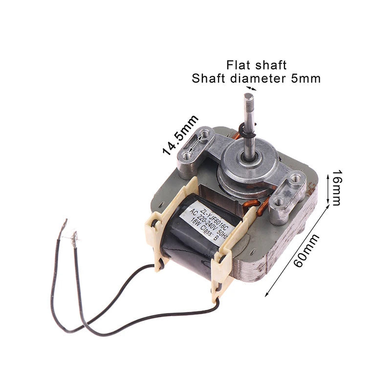 ZL-YJF6016C Shaded-Pole Motor AC 220V/110V Fan & Oven Part Shaded-Pole Motor QXL