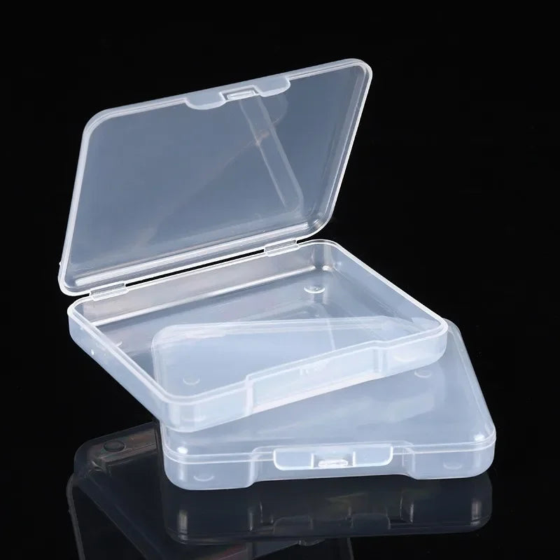 Transparent Flip-Top PP Plastic Storage Boxes | Small Items Plastic Storage Box QXL