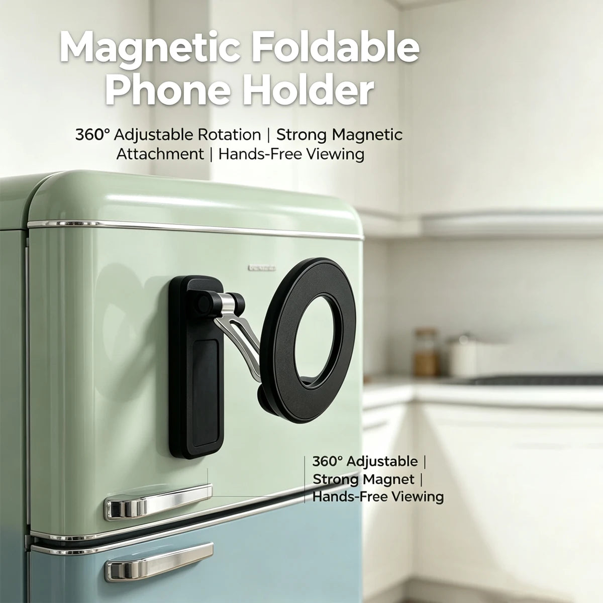360° Magnetic Golf Cart & Car Phone Holder | Universal Mount Magnetic Phone Mount QXL