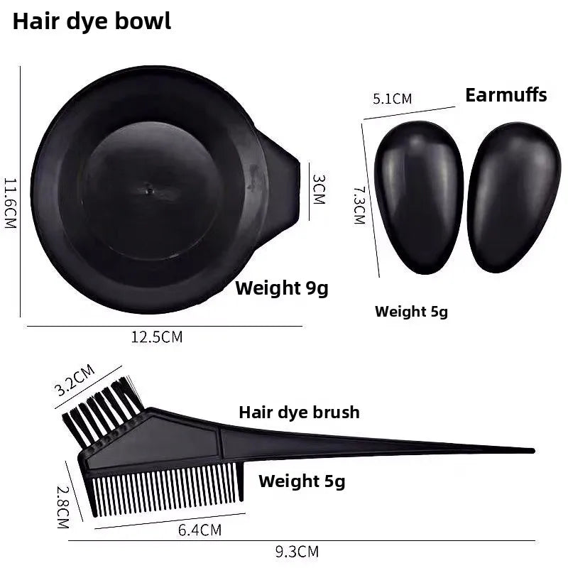 8-Piece Hair Dye Kit | Brush, Bowl, Cape & Comb Set Hair Colouring Kit QXL