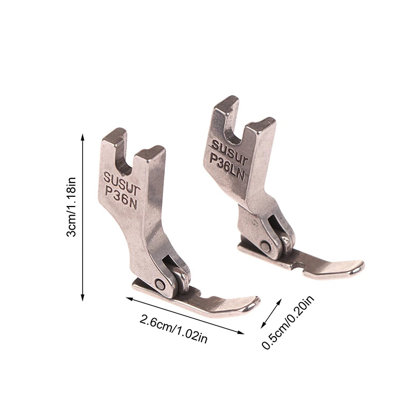 T36N T36LN Narrow Zipper Presser Feet – Industrial Lockstitch Sewing Presser Feet QXL