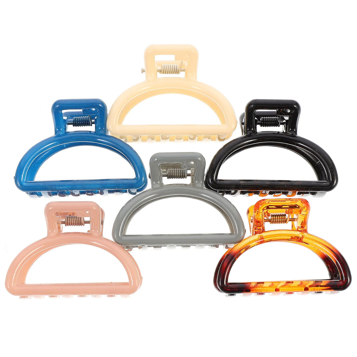 6-Pack Large Claw Clips for Women – Big Jaw Hair Barrettes Hair Claw Clips QXL