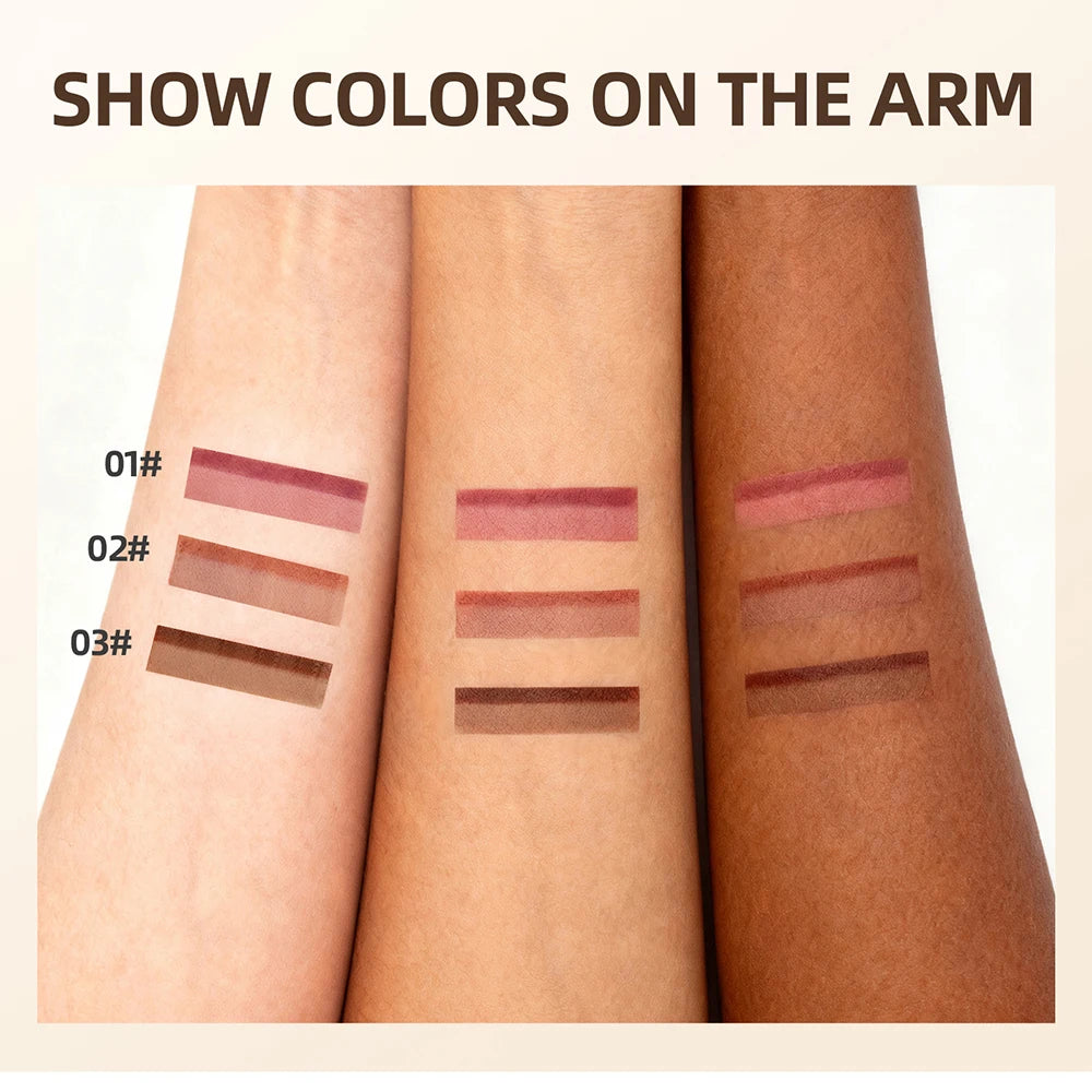 QiBest Dual Matte Lip Liner & Lipstick Pen | Waterproof Nude Dual Lip Liner Pen QXL