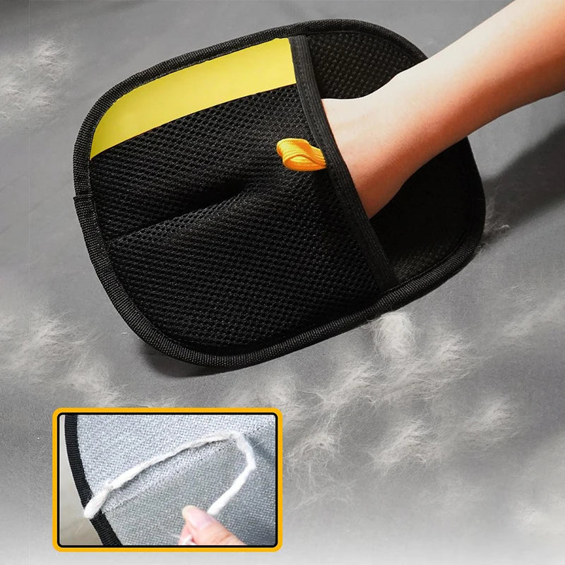Electrostatic Pet Hair Remover Glove | Cat & Dog Grooming Pet Grooming Glove QXL