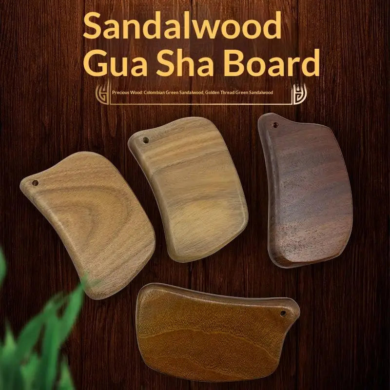 Wooden Gua Sha Scraper | Face & Body Massage Tool Gua Sha Scraper QXL