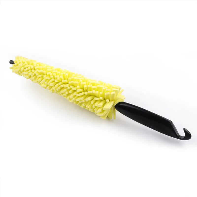 Heavy-Duty Car Rim Cleaning Tool | Wheel Hub Detailing Brush Wheel Cleaning Brush QXL