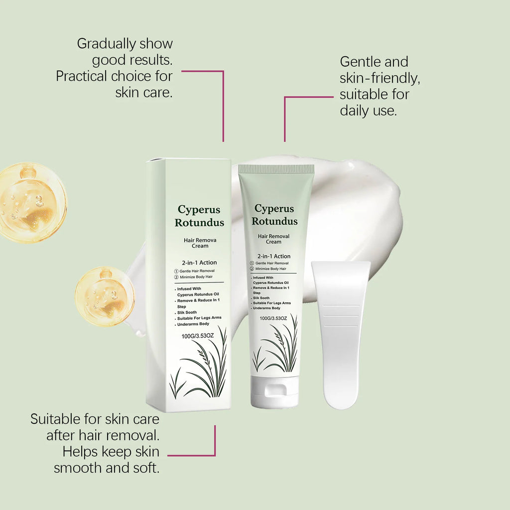 Moisturizing Hair Removal Cream | Hydrating Body Care Set Hair Removal Cream QXL