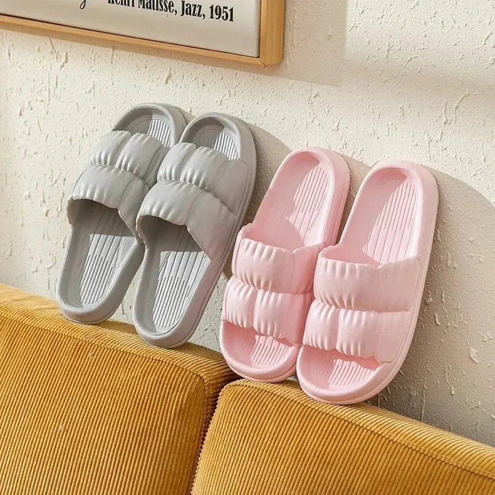 Soft EVA Non-Slip Slippers | Unisex Home & Bath Sandals EVA Home Slippers QXL