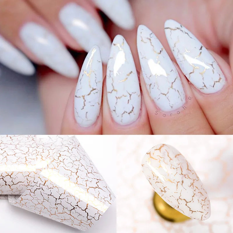 Marble Nail Water Decal Stickers | Transfer Foil Nail Art Nail Art Decals QXL