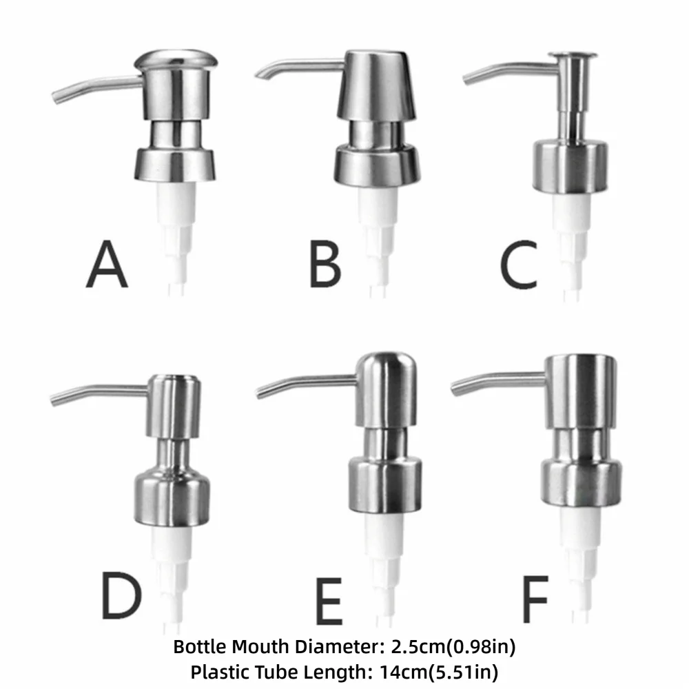 304 Stainless Steel Soap Pump Head | 28mm Lotion Dispenser Soap Pump Dispenser QXL