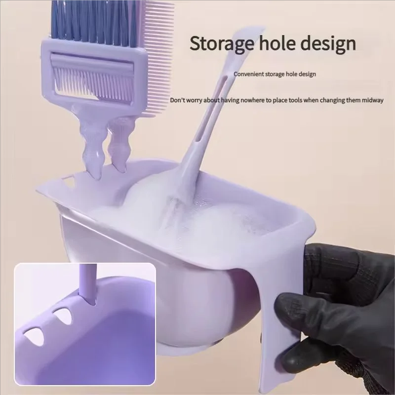4-Piece Hair Dye Set – Tinting Bowl, Brush & Stirrer Kit Hair Dye Tool Set QXL