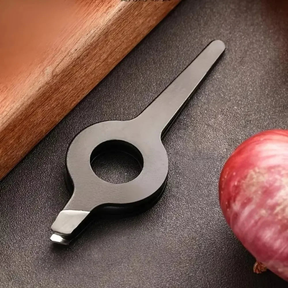 Stainless Steel Slant Tweezer | Hollow Handle Eyebrow Tool Eyebrow Tweezer QXL