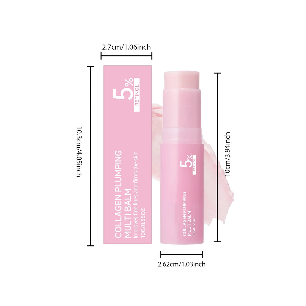 Pink Hydrating Balm Stick | Face & Neck Moisture Lock Moisturizing Balm Stick QXL