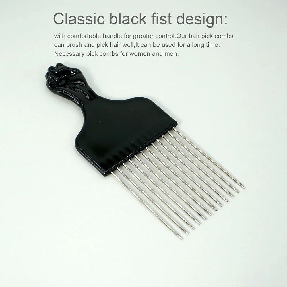 Wave Hair Brush, Carbon Fiber Pick Comb & Sponge Set Hair Styling Combo Set QXL 1PCS-
