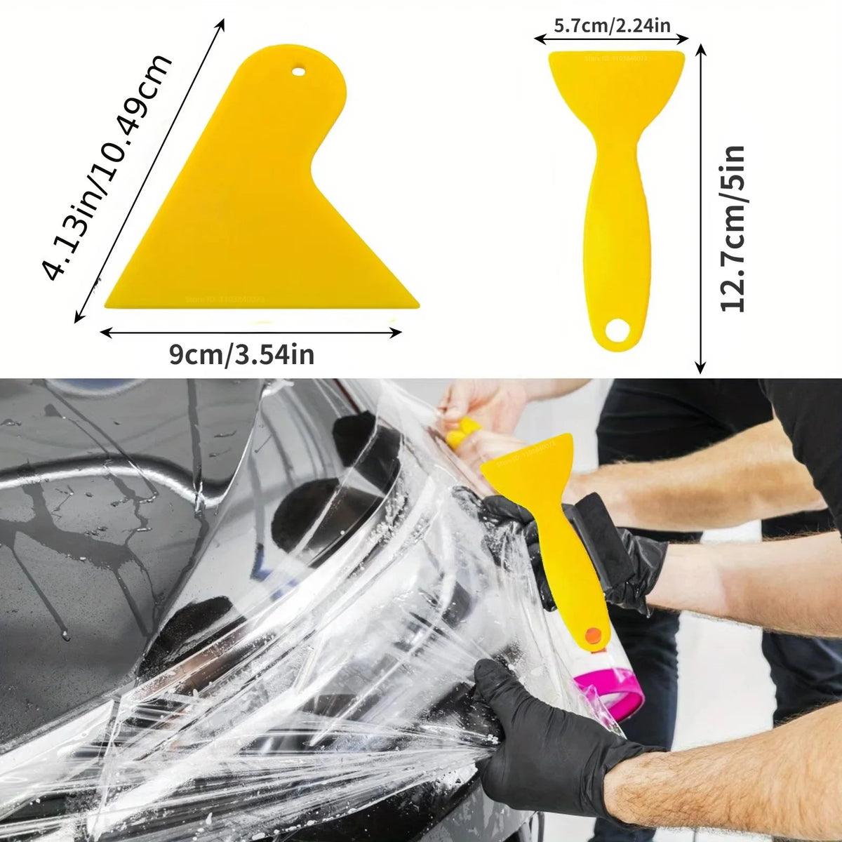 Professional Car Vinyl Wrap Tool Kit Complete Window Tinting Felt Squeegee Cutter for PPF Carbon Fiber Film Sticker Application QXL