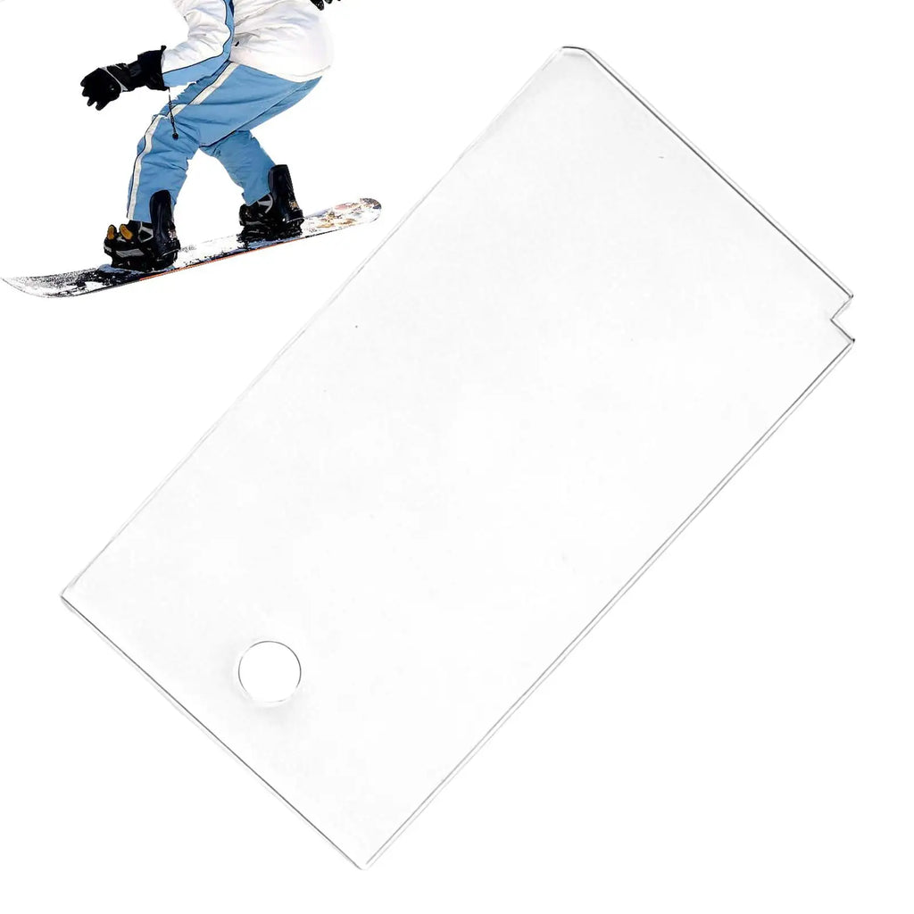 Acrylic Snowboard Wax Scraper | Portable Ski Tuning Tool Snowboard Wax Scraper QXL