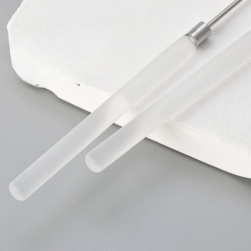 Stainless Steel Nail Art Stirring Rod & Mixing Spatula Tool Nail Art Spatula QXL