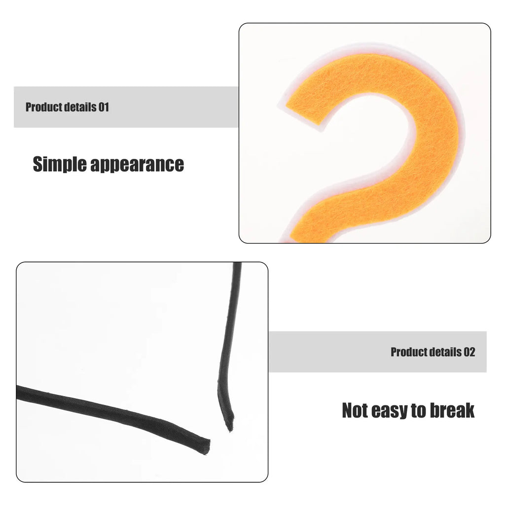 3-Pack Question Mark Headbands | Novelty Party Hair Hoops Novelty Party Headband QXL