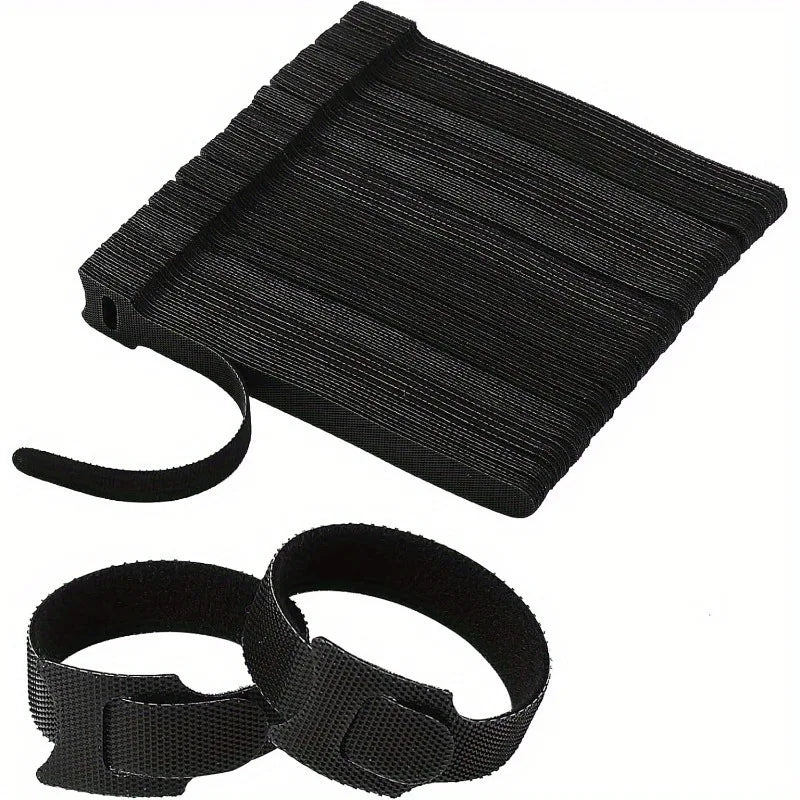 Reusable Adjustable Cable Ties | Wire Organizer for Home & Office Cable Ties QXL