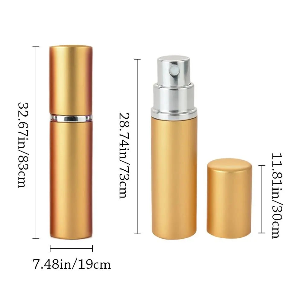 5ml Aluminum Perfume Atomizer – Refillable Travel Spray Bottle Perfume Atomizer QXL