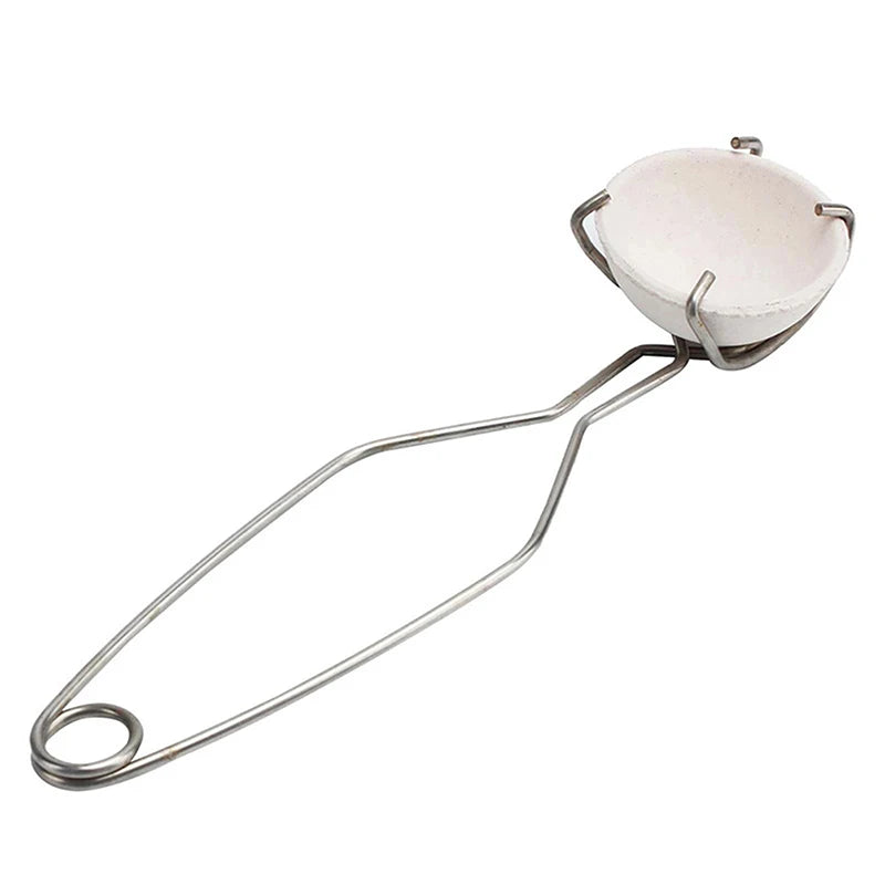 25.5cm Stainless Steel Crucible Tongs | Gold Melting Clamp Crucible Tongs QXL