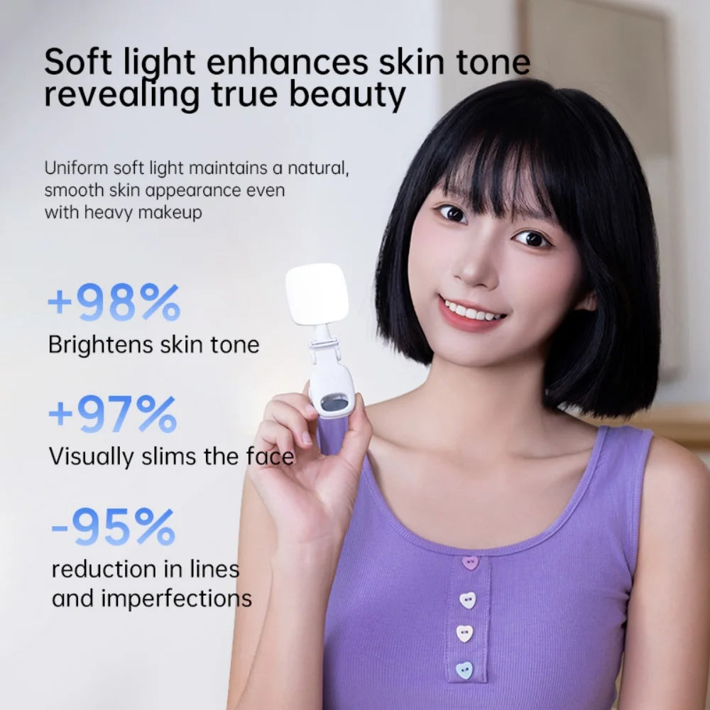 Portable Mini LED Clip-On Selfie Fill Light | USB Rechargeable Clip-On Fill Light QXL