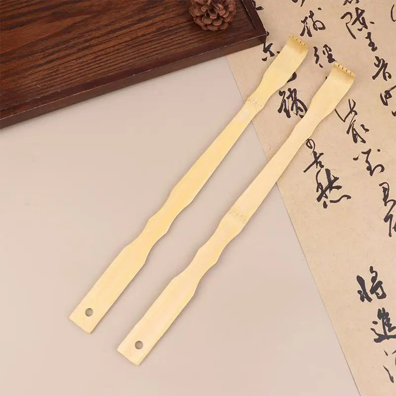 Bamboo Back Scratcher & Massage Roller | Long Stick 2/5 Pack Back Scratcher Massager QXL 2PCS