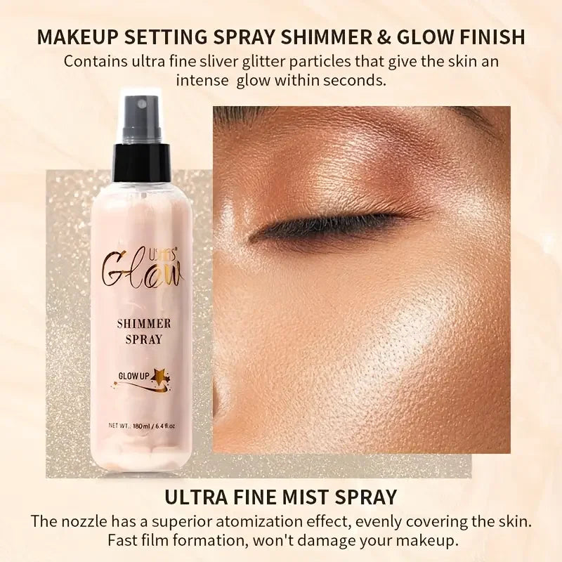 Holographic Glitter Body & Hair Highlighting Spray 180ml Body Glitter Spray QXL